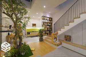 Oliu House – Thi cong