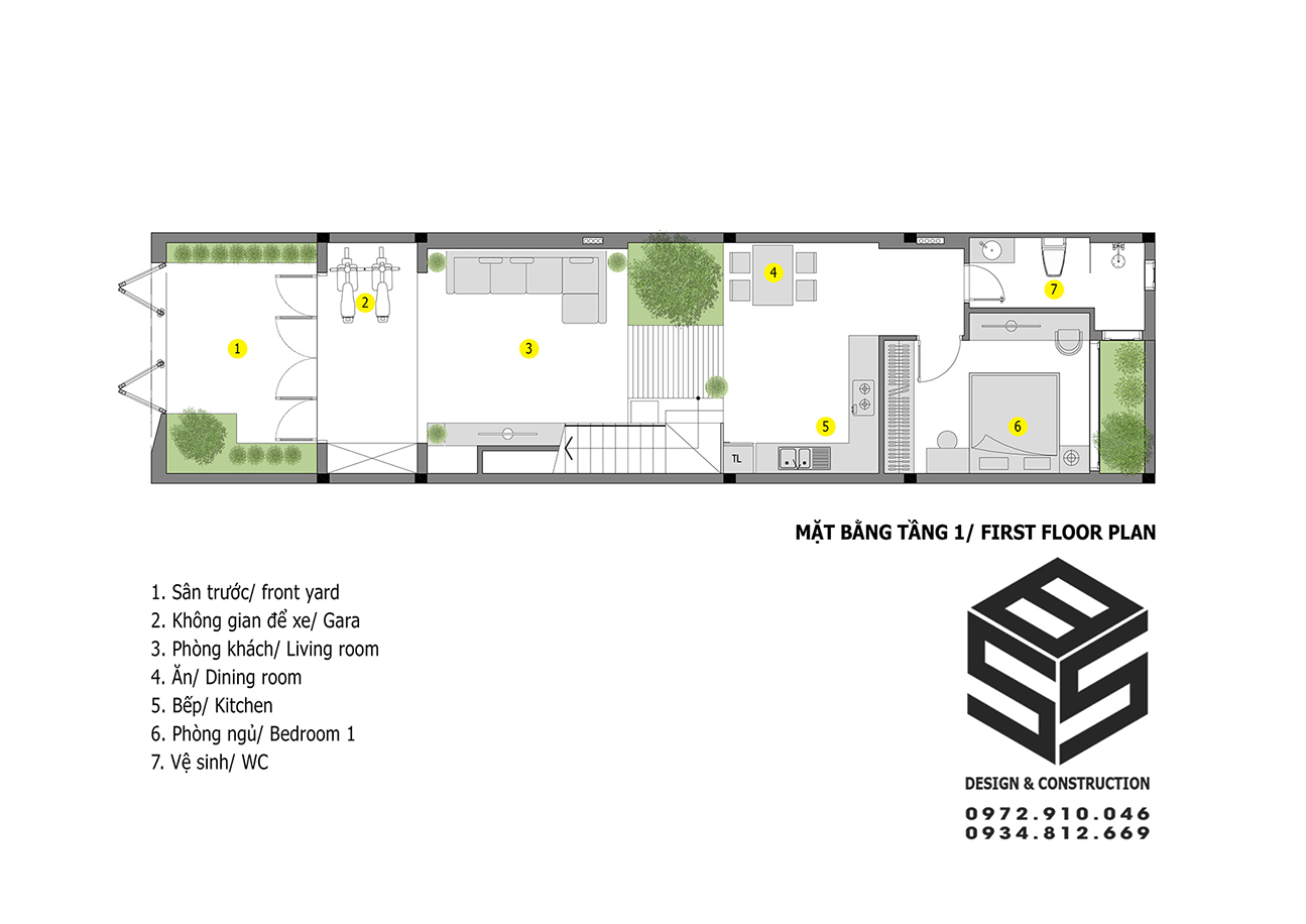 Oliu House – Thi cong
