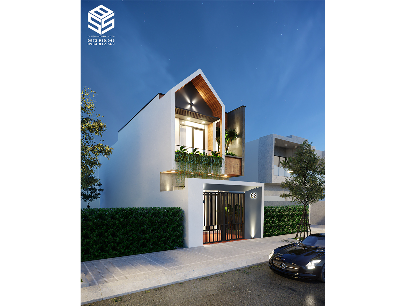 Thiết kế thi công nhà phố trọn gói - Chu Trung 3