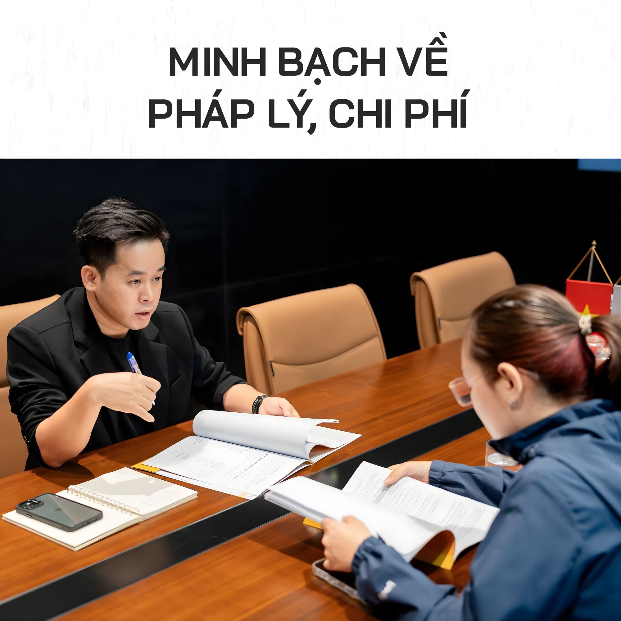 Tính minh bạch trong pháp lý và chi phí.