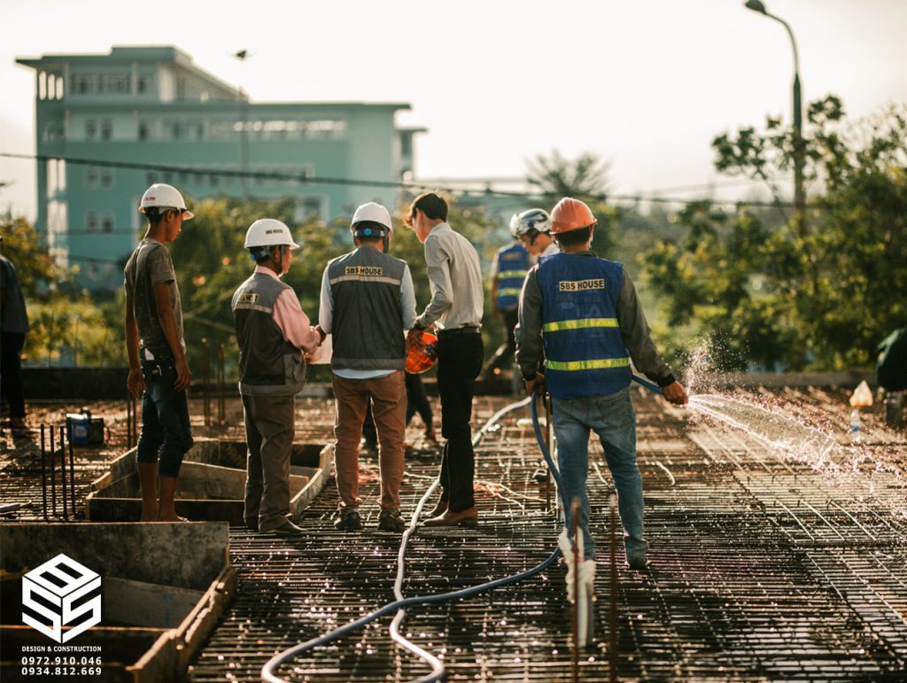 Thi công phần thô nhà phố Đà Nẵng