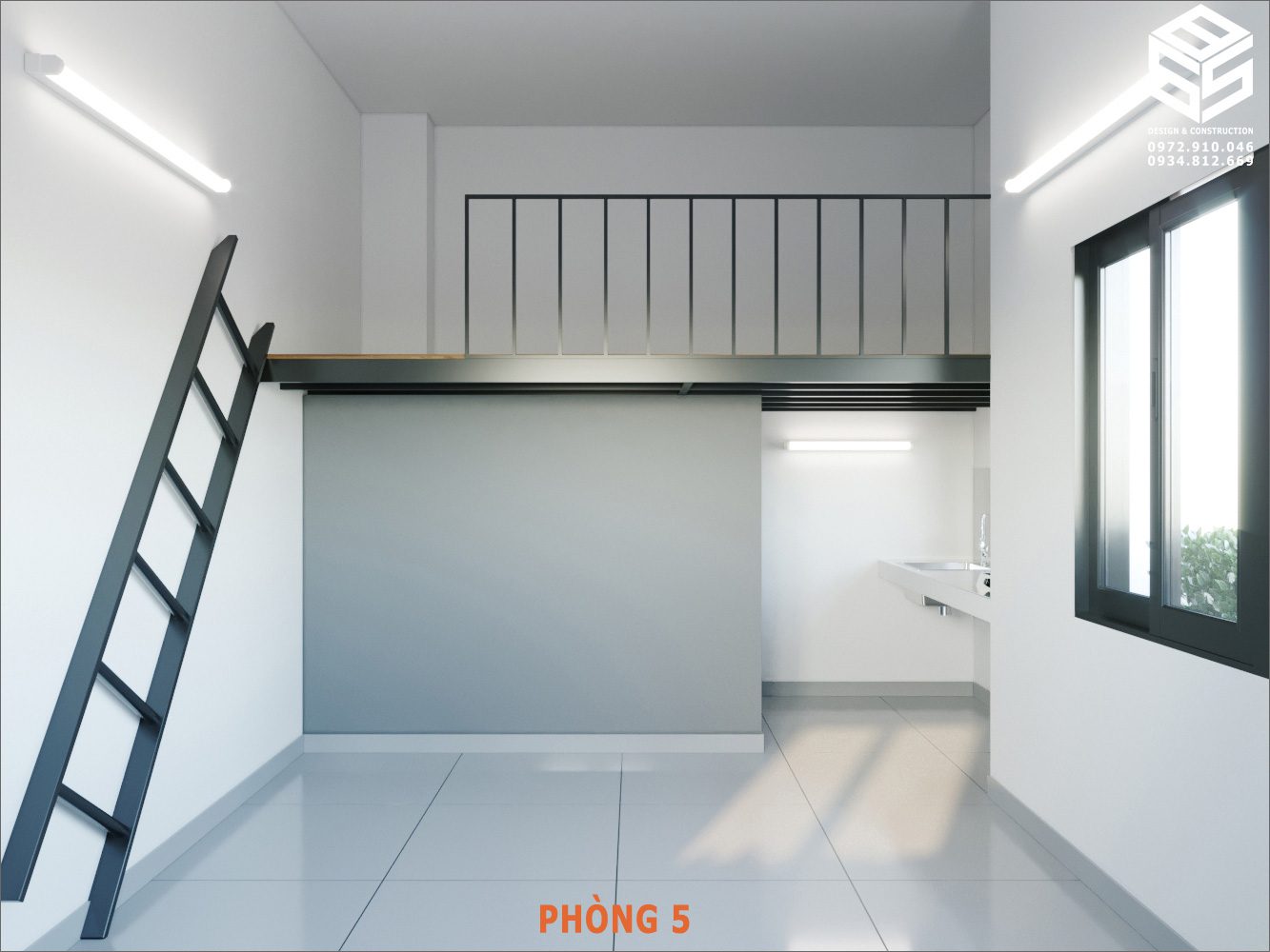 Thiết kế phòng trọ đẹp Mẫu thiết kế phòng trọ đẹp