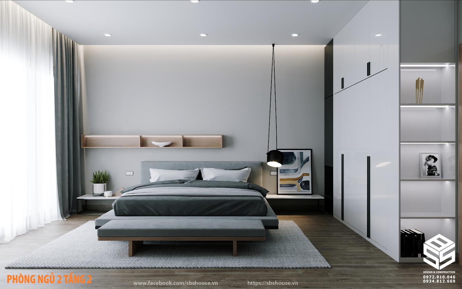 Mẫu thiết kế phòng ngủ hiện đại