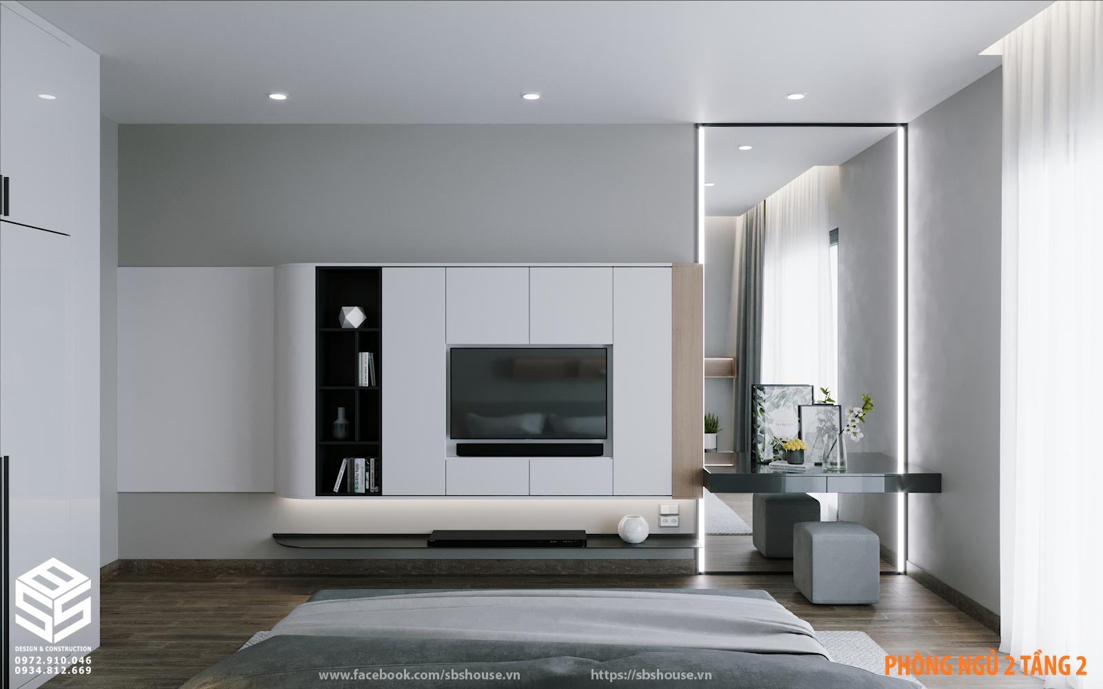Mẫu thiết kế phòng ngủ hiện đại