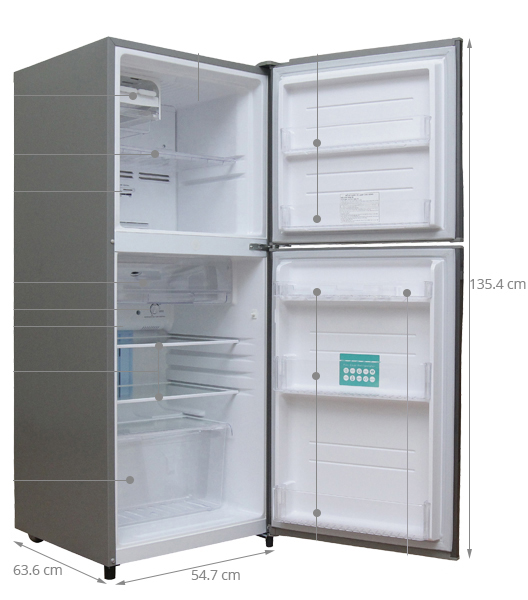 kích thước tất cả các loại tủ lạnh