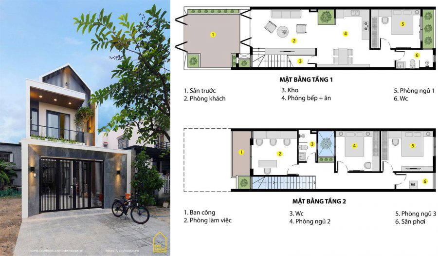 Thiết kế nhà phố 5x20 hiện đại 2min  ST CONSTRUCTION  Xây Uy Tín  Dựng  Niềm Tin