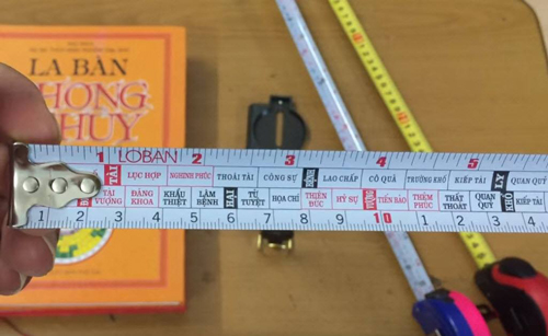 Thước lỗ ban để đo Dương trạch, Âm trạch Thước lỗ ban để đo Dương trạch, Âm trạch