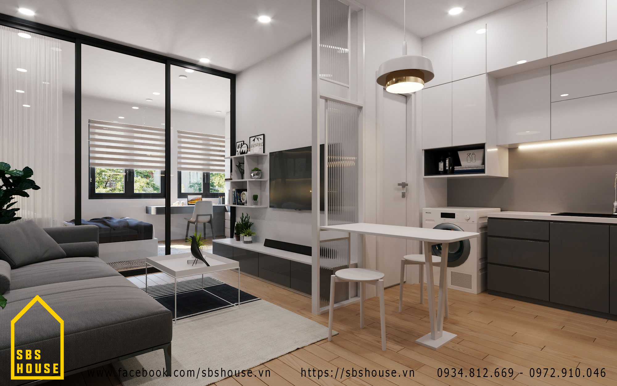 09 mẫu thiết kế nội thất chung cư nhỏ và tầm trung 60 70 80m2