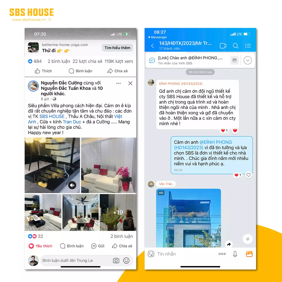 công ty thiết kế nhà đẹp Khánh Hòa SBS HOUSE 