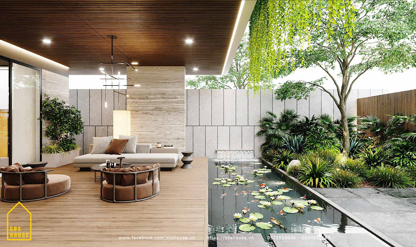 biệt thự đẹp 3 tầng