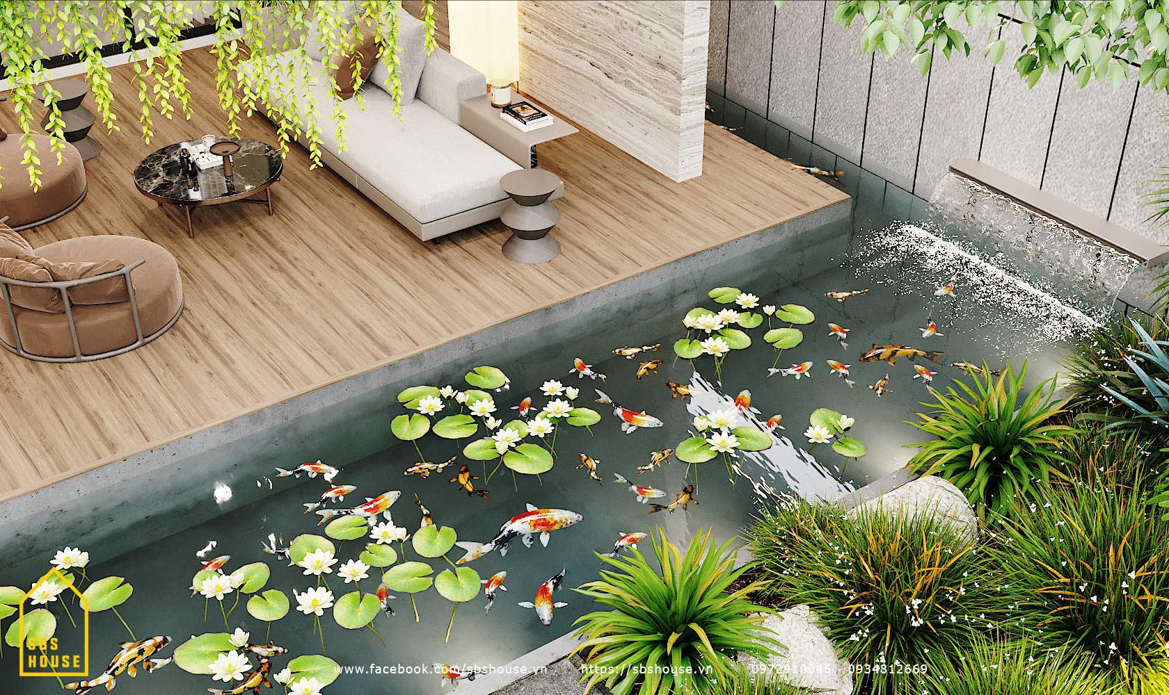 biệt thự đẹp 3 tầng