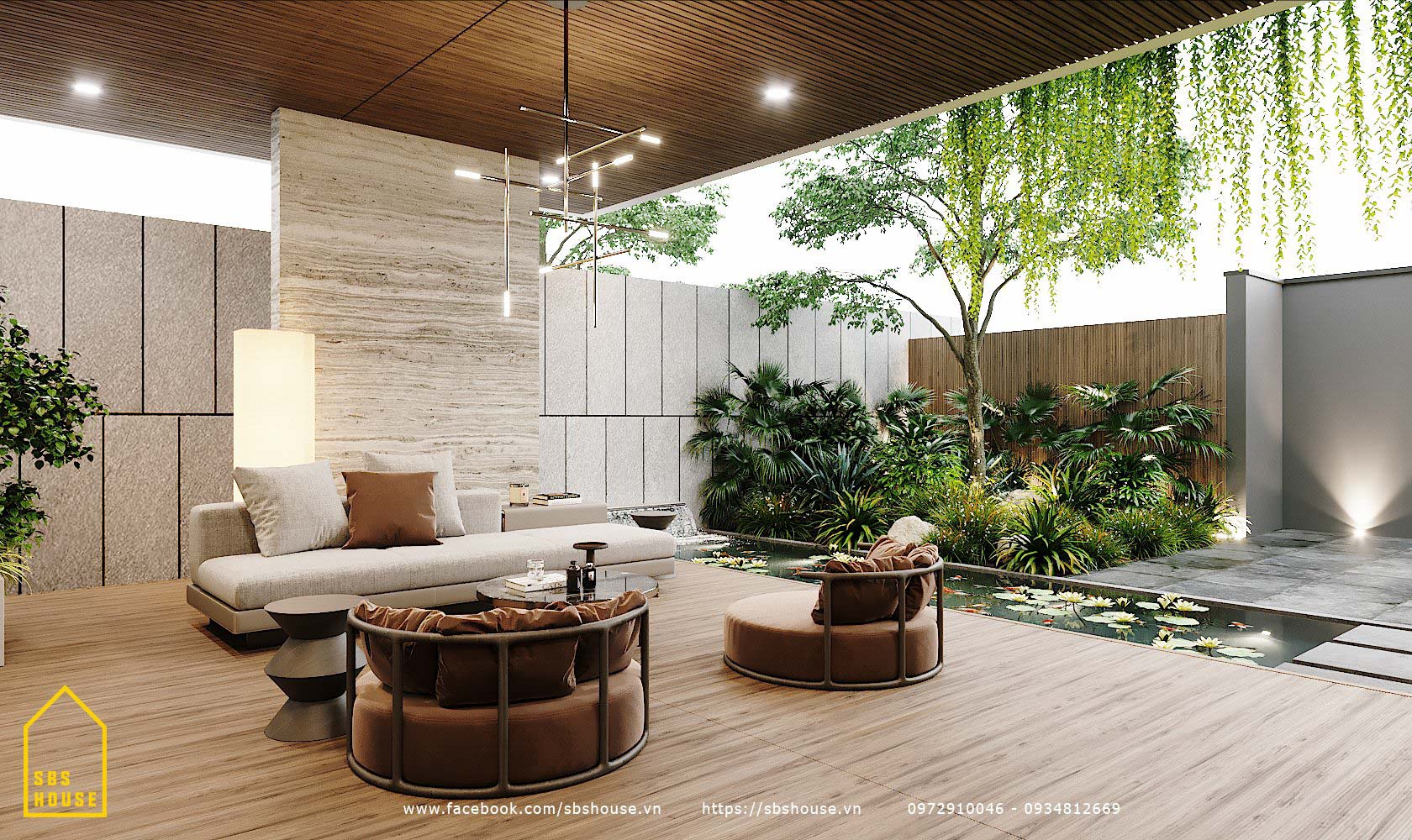 biệt thự đẹp 3 tầng
