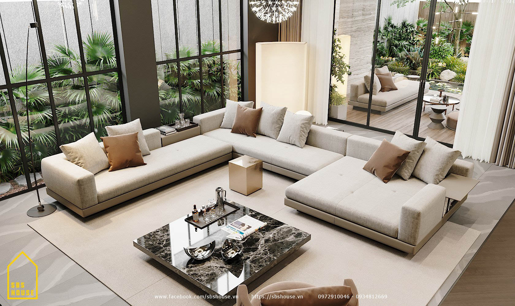 biệt thự đẹp 3 tầng