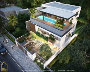 biệt thự đẹp 3 tầng