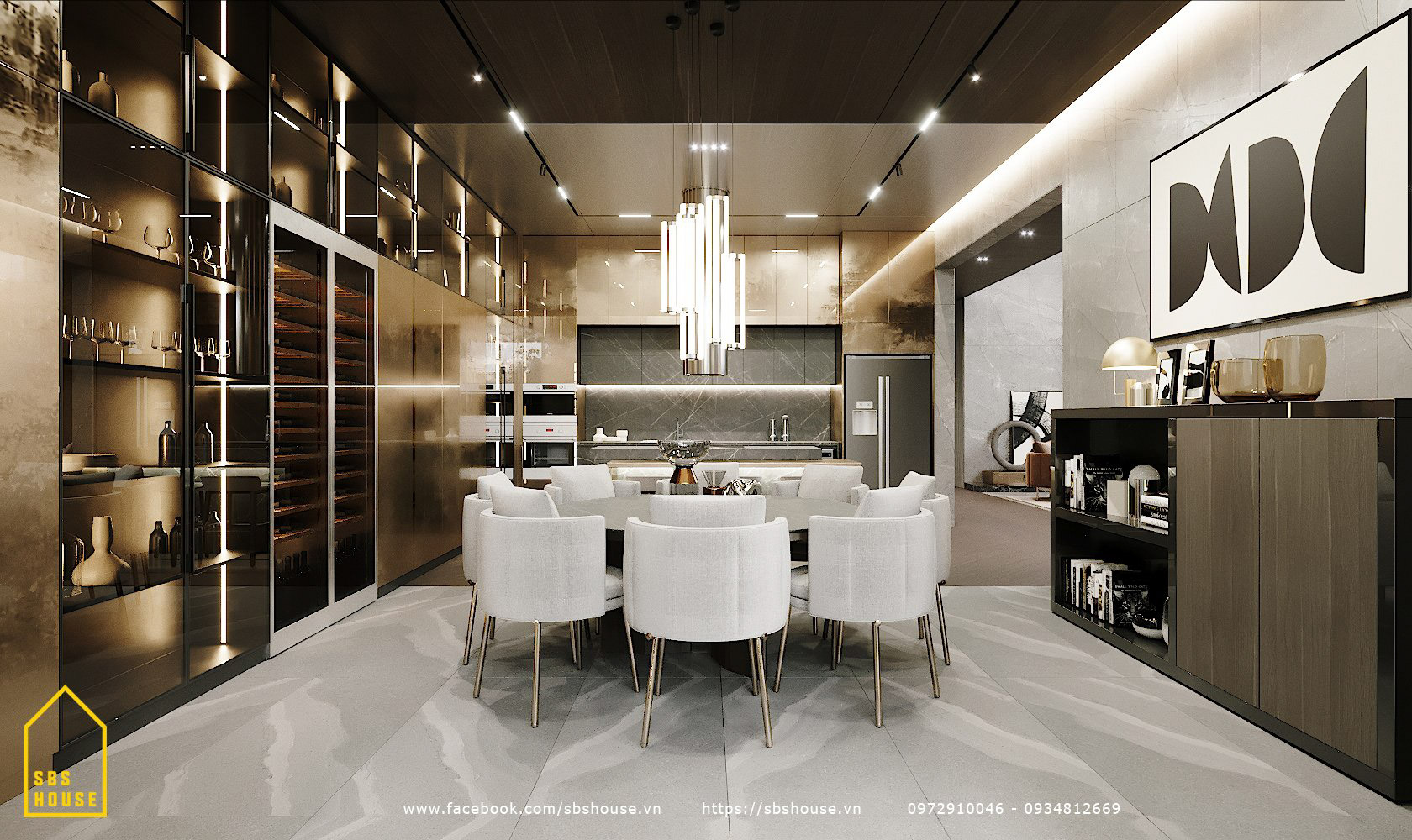 biệt thự đẹp 3 tầng