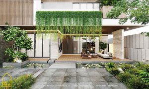 biệt thự đẹp 3 tầng