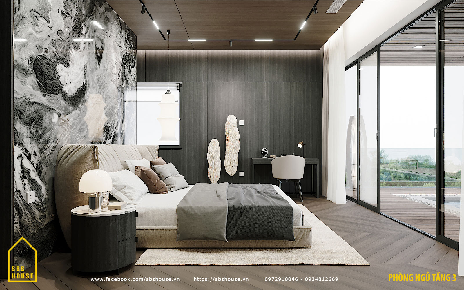 biệt thự đẹp 3 tầng