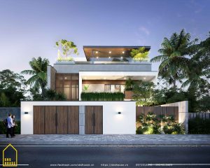 biệt thự đẹp 3 tầng