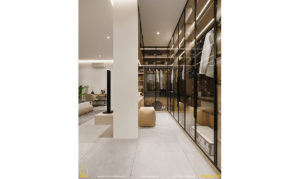 thiết kế nội thất nhà đẹp 2 tầng 1 tum sbshouse
