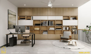 thiết kế nội thất nhà đẹp 2 tầng 1 tum sbshouse