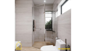 Mẫu nhà 2 tầng 1 tum đẹp được thiết kế bởi SBS