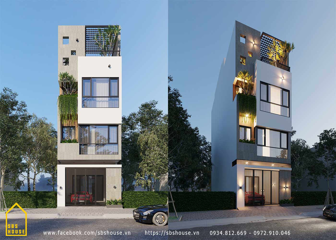mẫu thiết kế nhà 3 tầng ở Hà Nội
