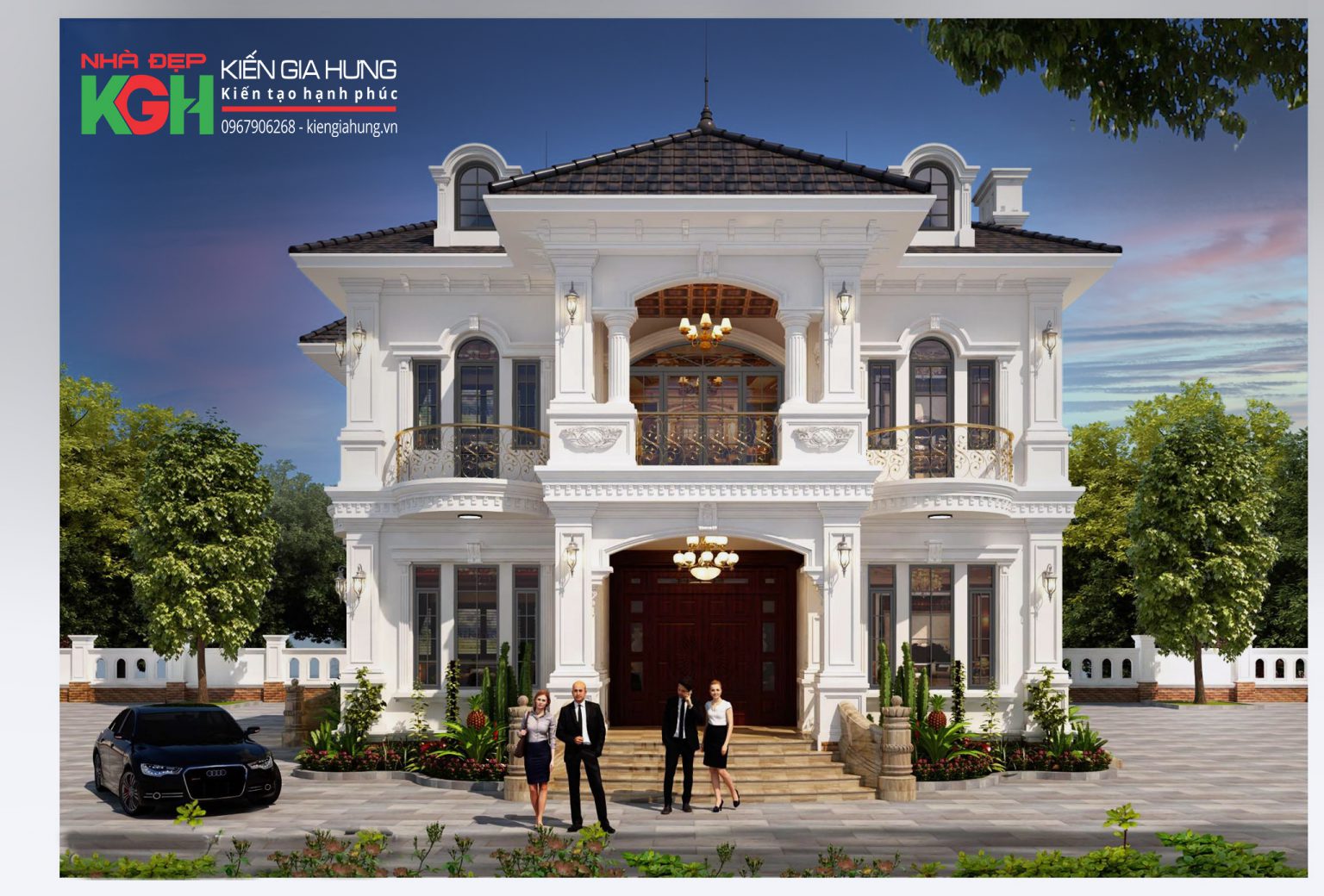 Biệt thự tân cổ điển được thiết kế bởi Kiến Gia Hưng