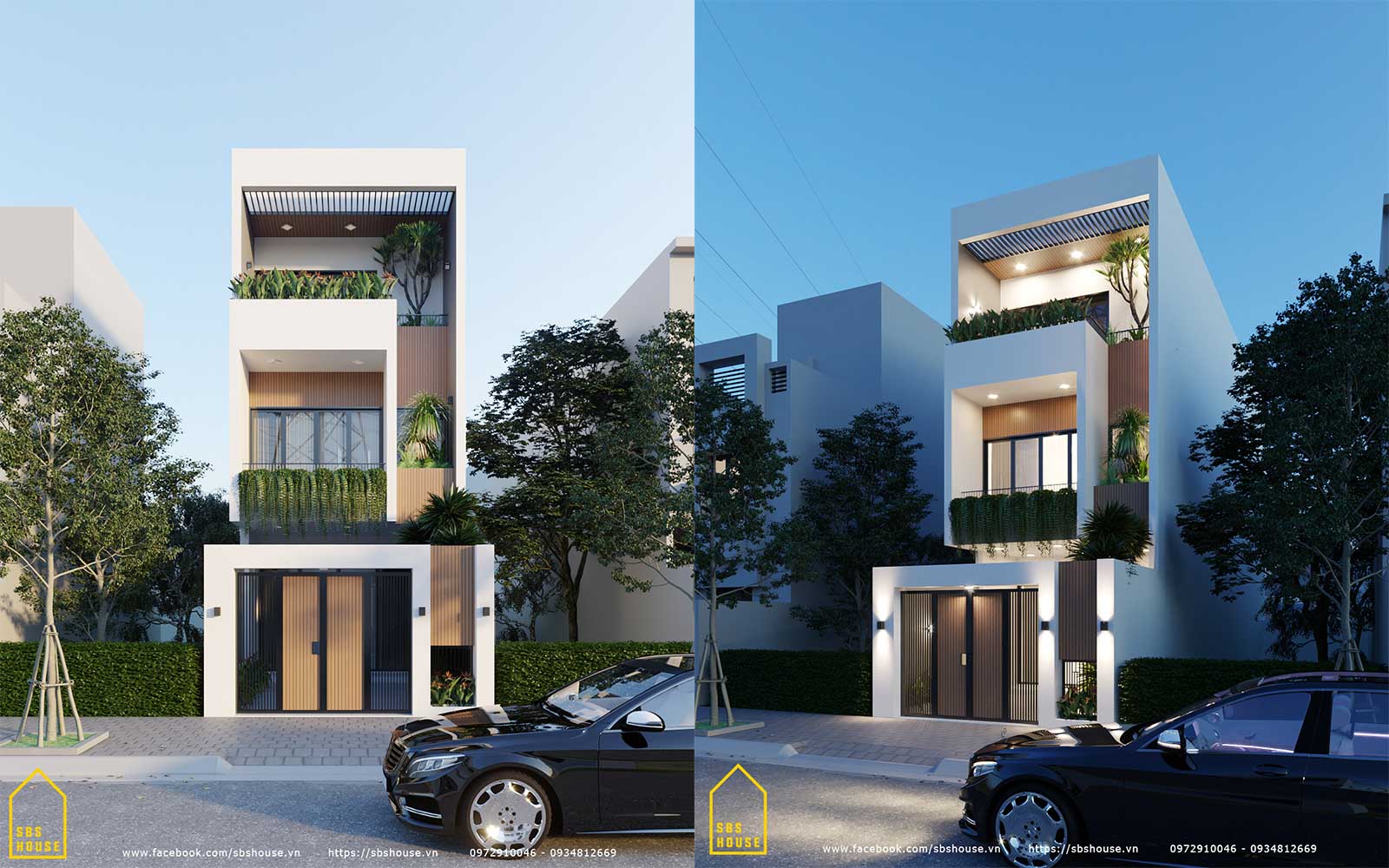 Top 10 mẫu nhà phố 3 tầng đẹp mãn nhãn không thể bỏ qua - Mẫu thiết kế nhà  phố đẹp