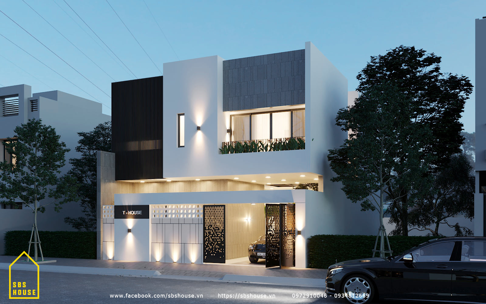Mẫu nhà đẹp 2 tầng 10x16m (1)