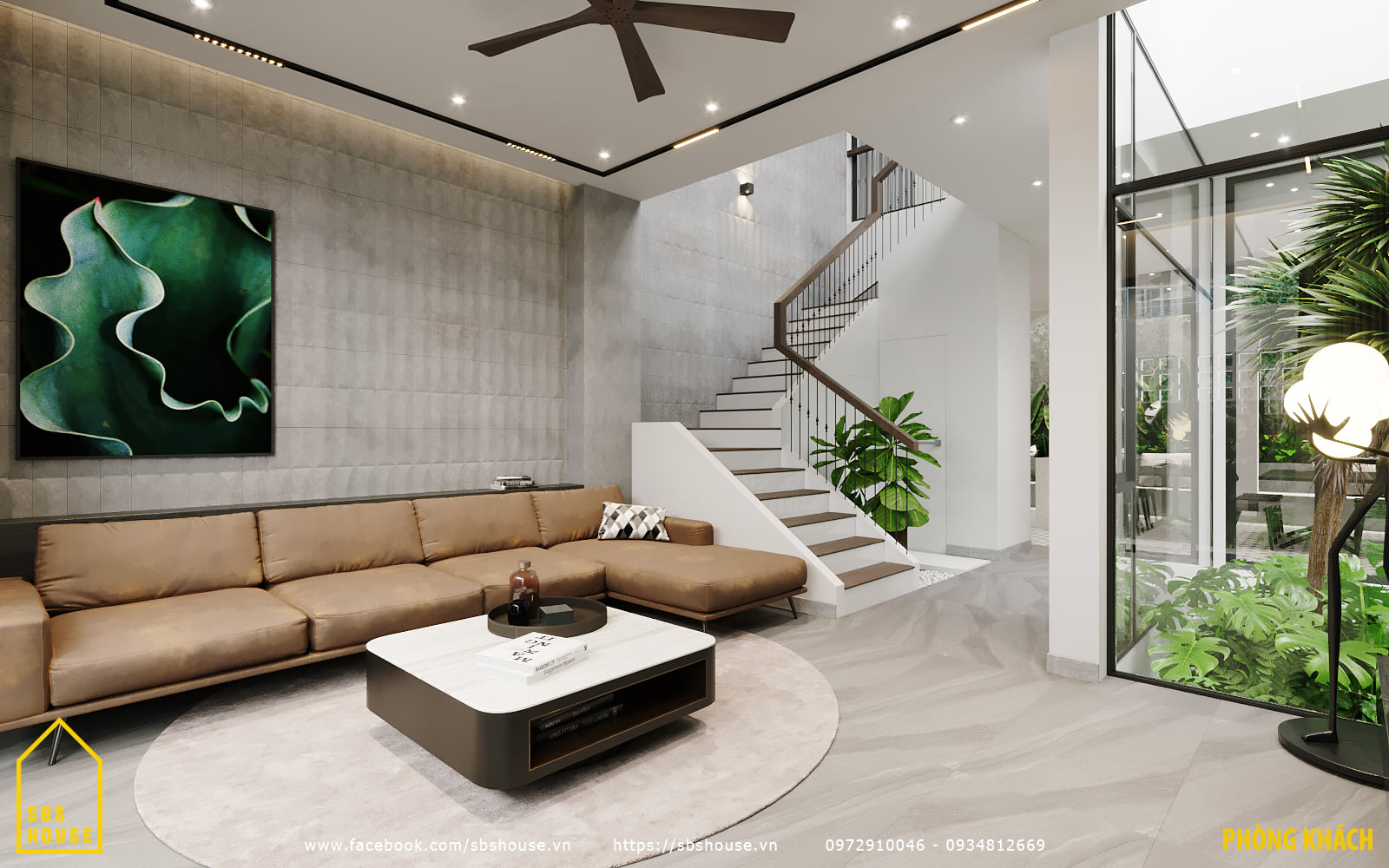 Mẫu nhà đẹp 2 tầng 10x16m (10)