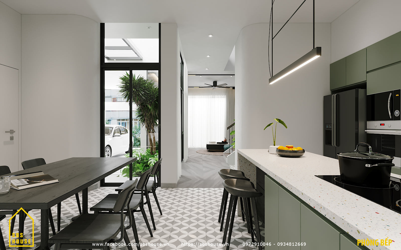 Mẫu nhà đẹp 2 tầng 10x16m (15)