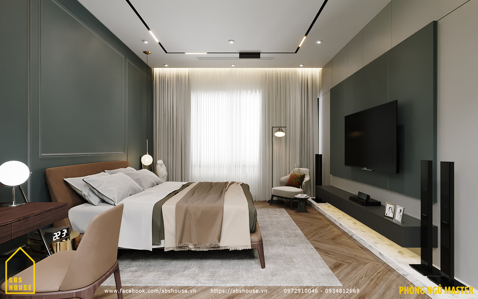 Mẫu nhà đẹp 2 tầng 10x16m (24)