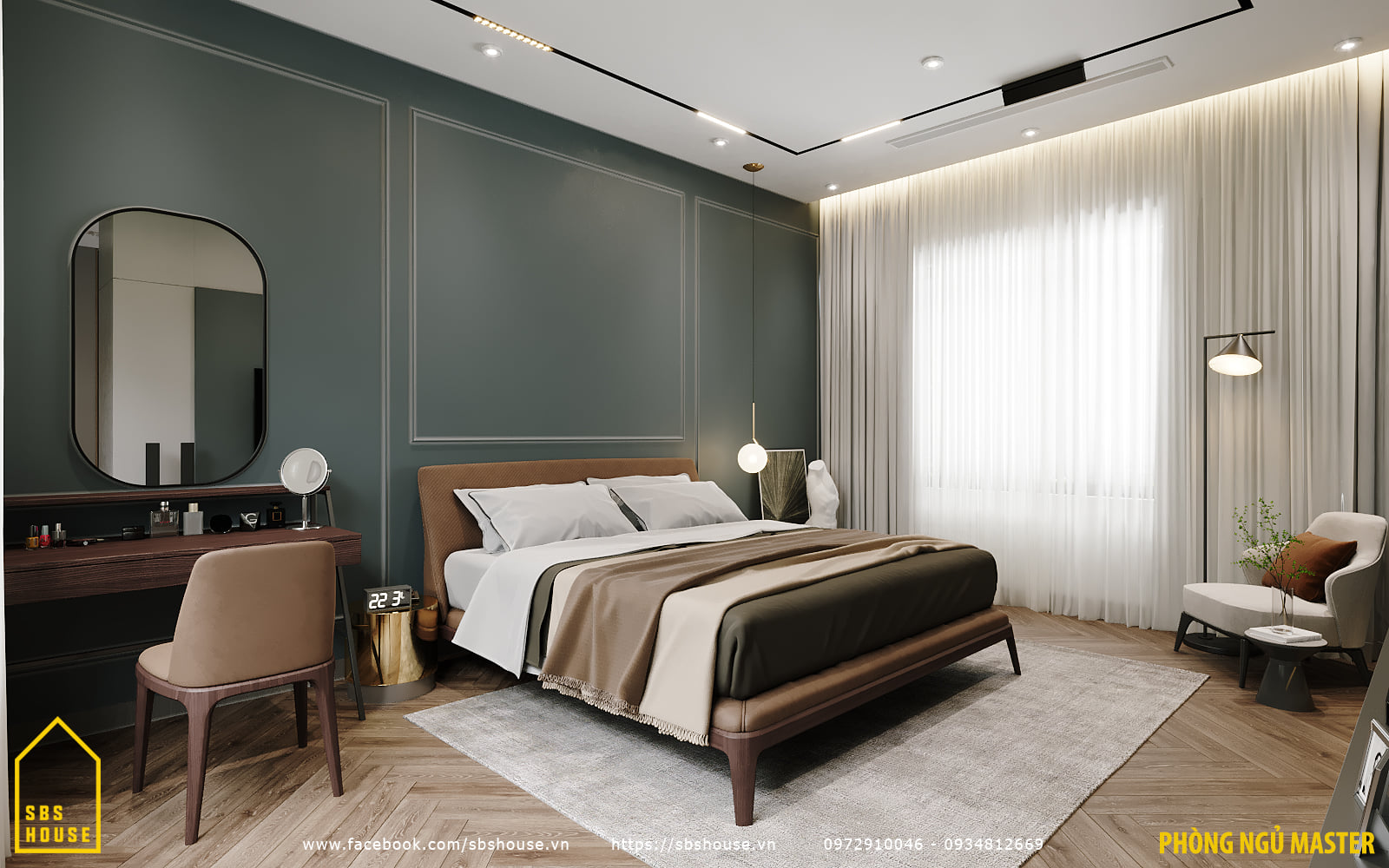 Mẫu nhà đẹp 2 tầng 10x16m (25)