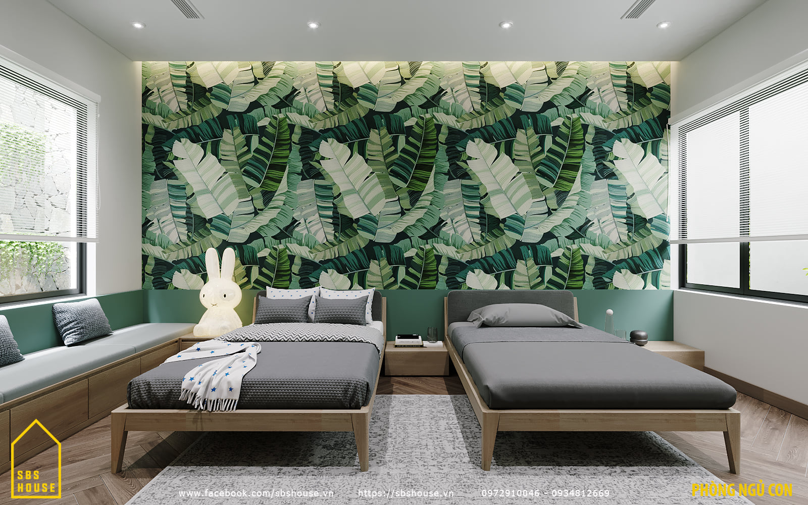 Mẫu nhà đẹp 2 tầng 10x16m (31)