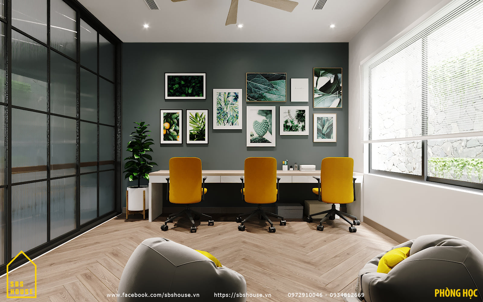 Mẫu nhà đẹp 2 tầng 10x16m (35)