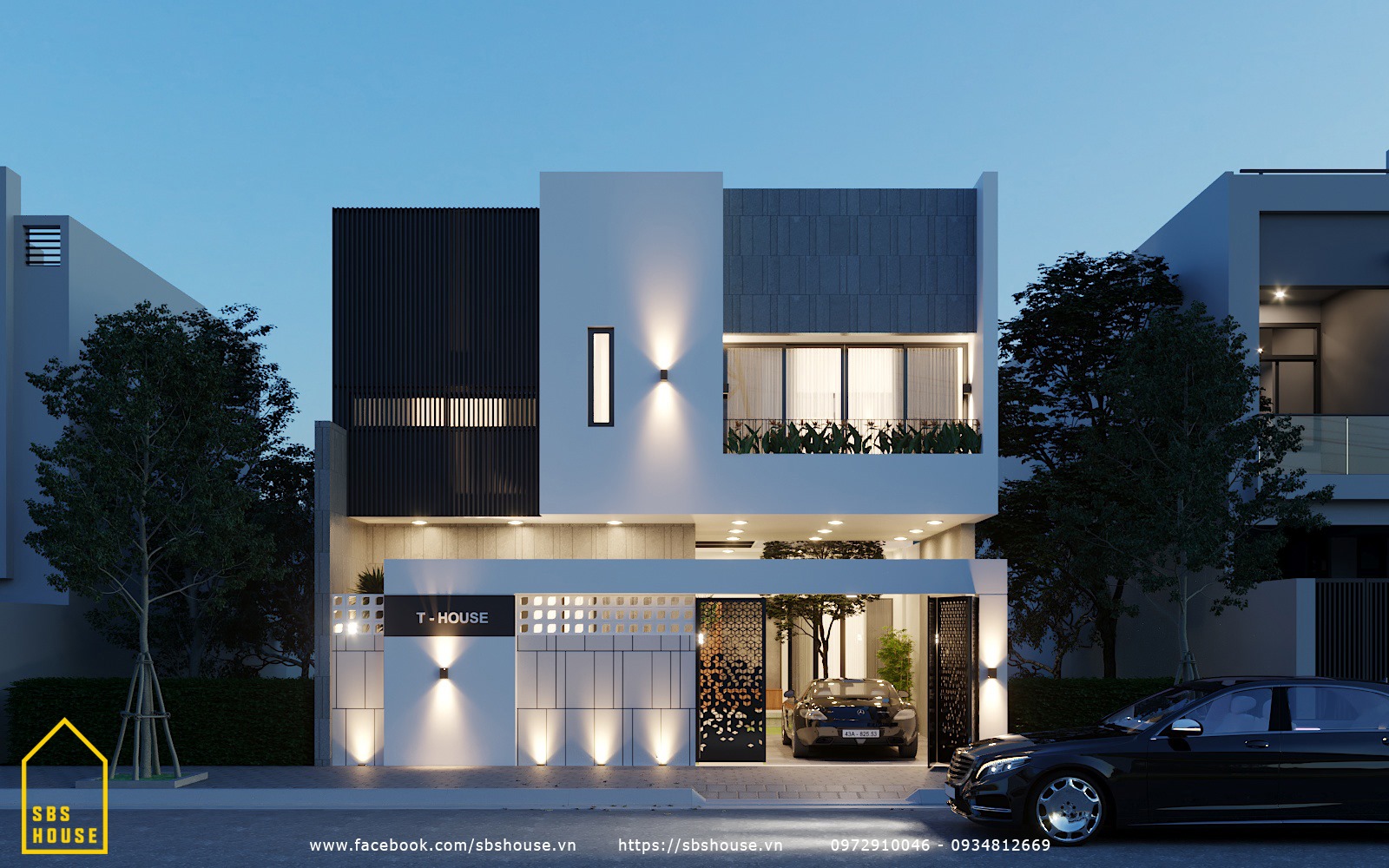 Mẫu nhà đẹp 2 tầng 10x16m (4)