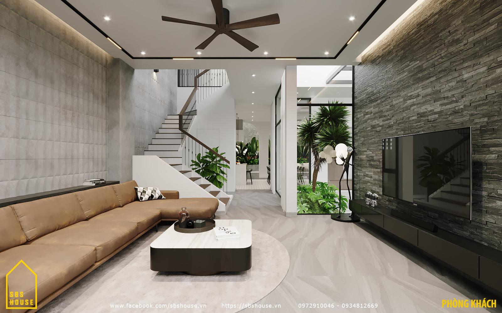 Mẫu nhà đẹp 2 tầng 10x16m (9)