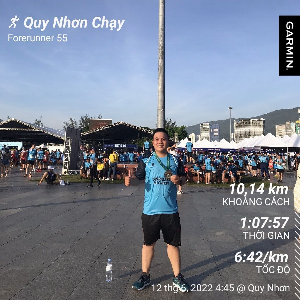 chạy bộ tại Quy Nhơn