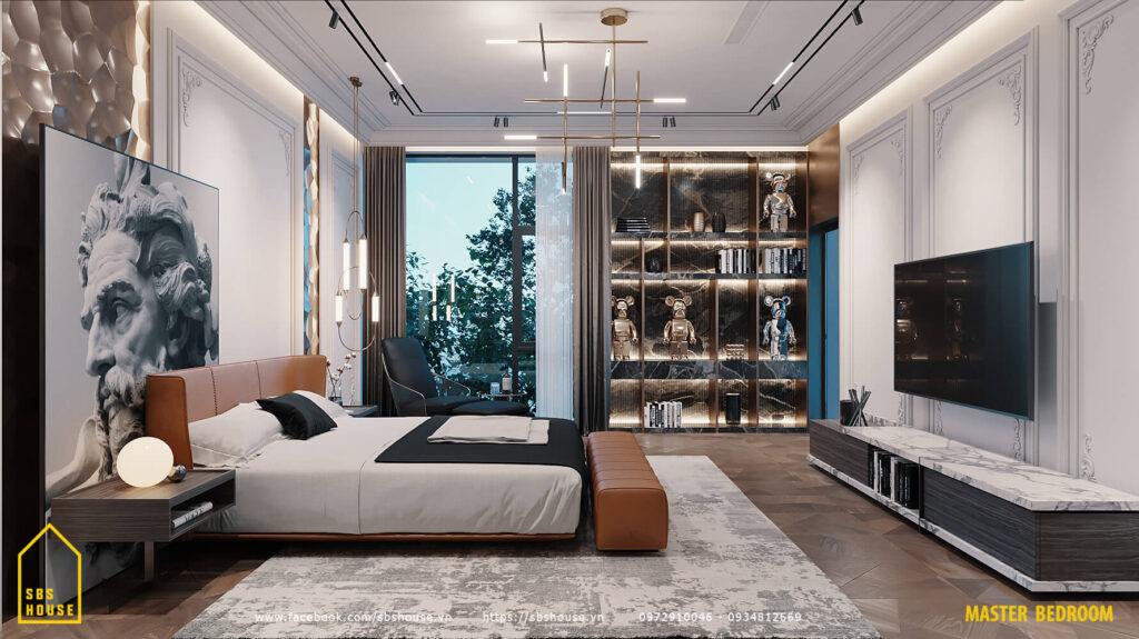 phòng ngủ master luxury