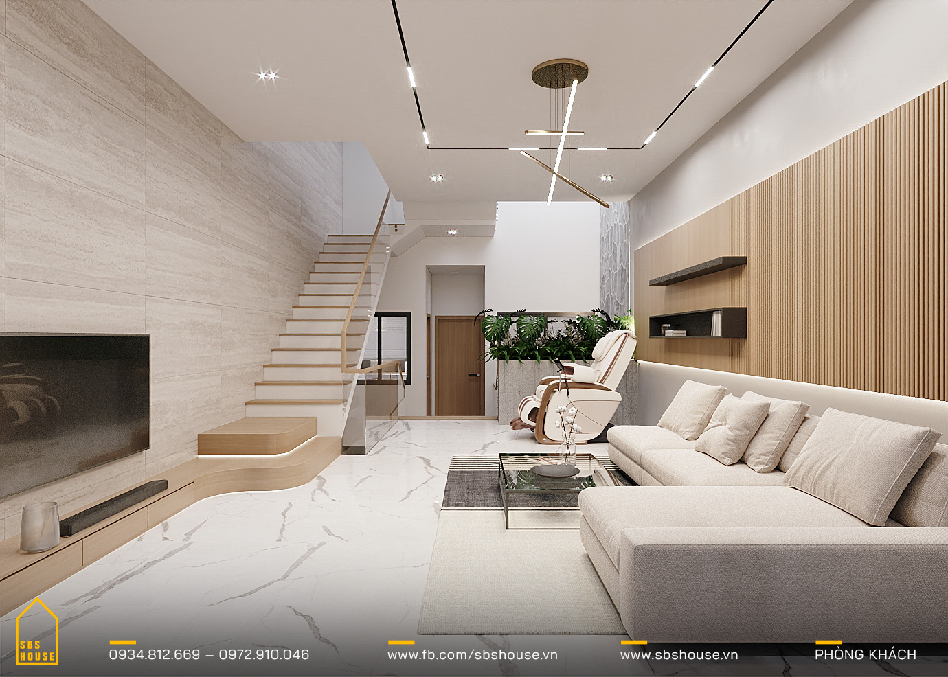 99+ Mẫu thiết kế nội thất phòng khách đẹp hiện đại 2023 - Là Nhà