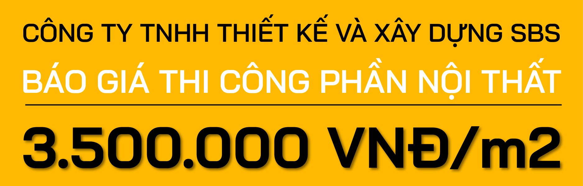 Đơn giá thi công nội thất tại TP Vinh, Nghệ An của SBS HOUSE 