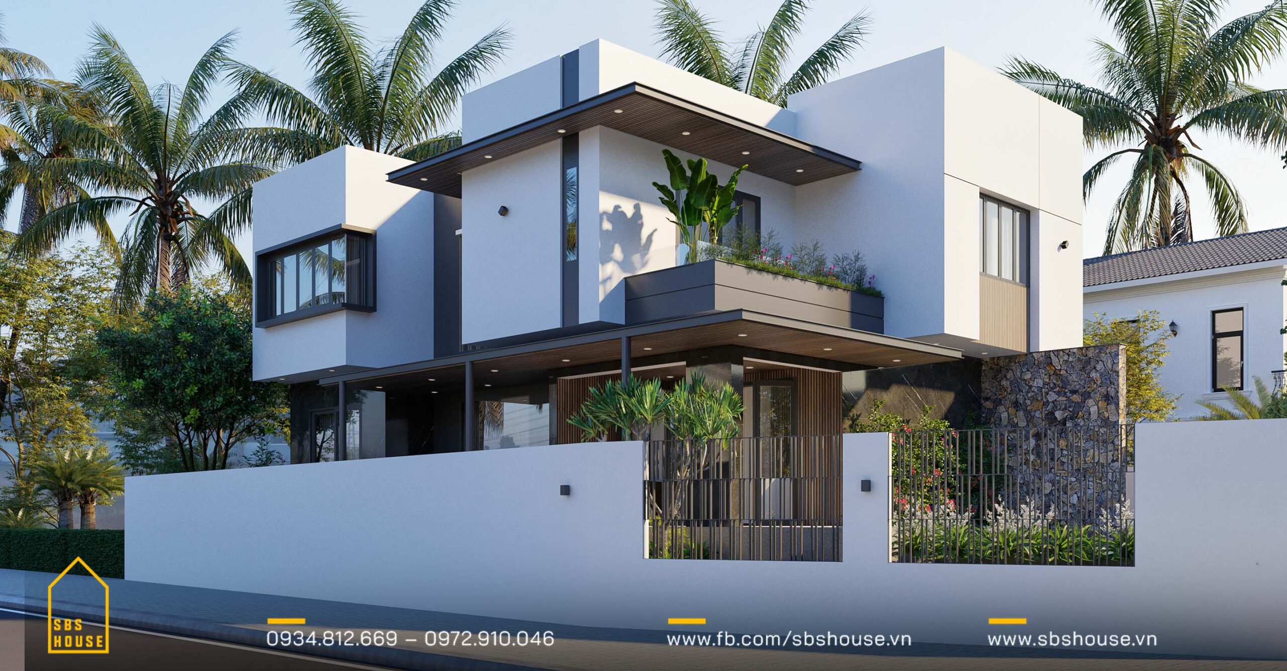 mẫu thiết kế biệt thự 300m2 lô góc