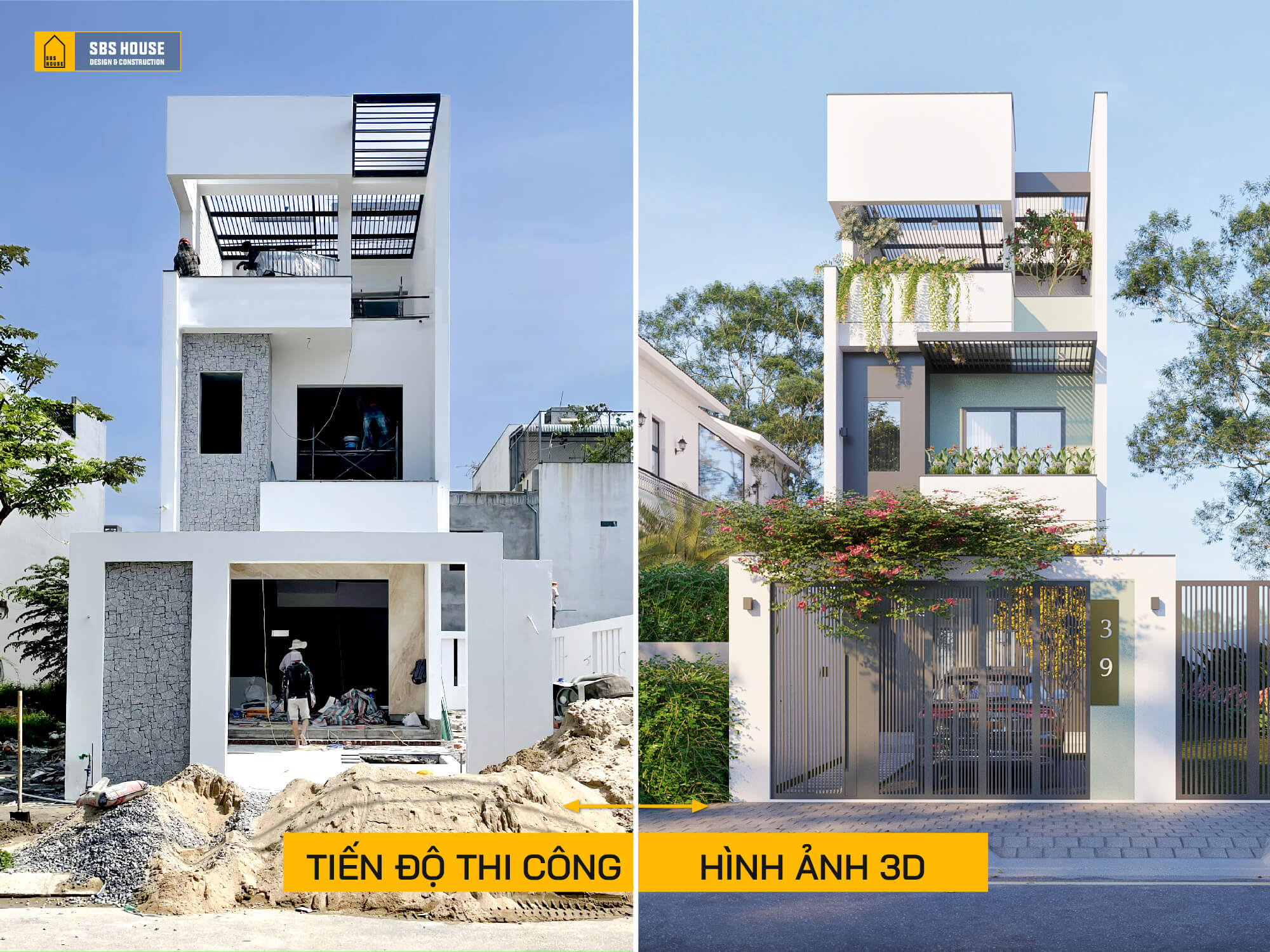 thi công nhà hoàn thiện tại Hà Tĩnh