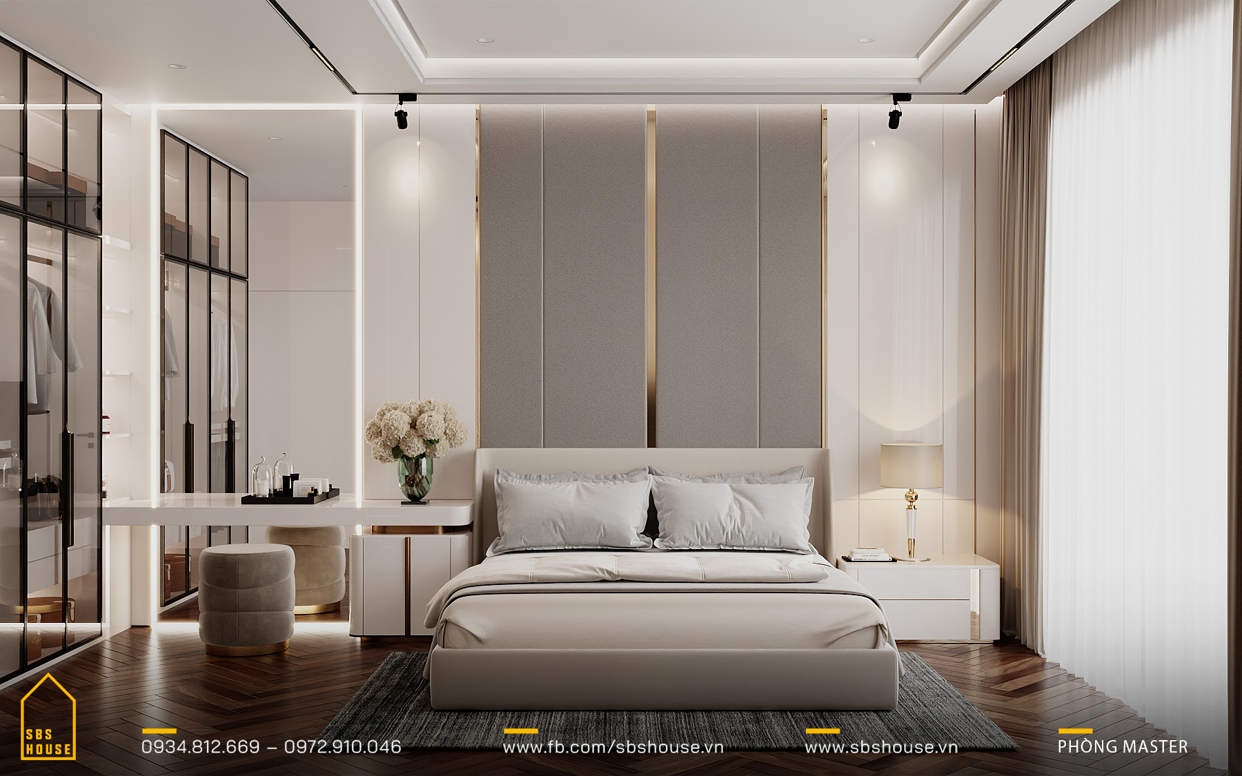 Màu sơn phòng ngủ đẹp cho nam