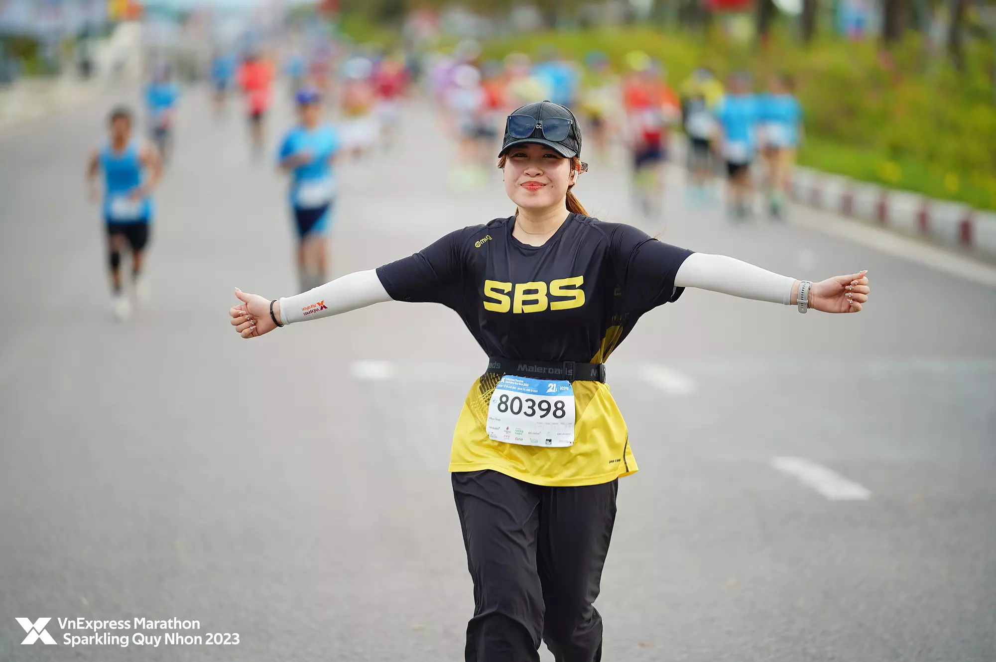 Các thành viên tại giải chạy VnExpress Marathon Sparkling Quy Nhơn 2023