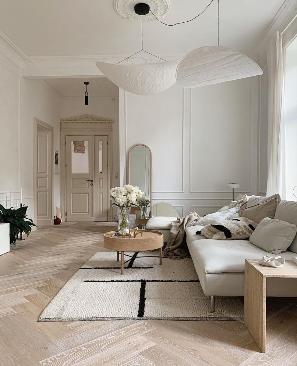 Mẫu thiết kế phòng khách tân cổ điển chung cư