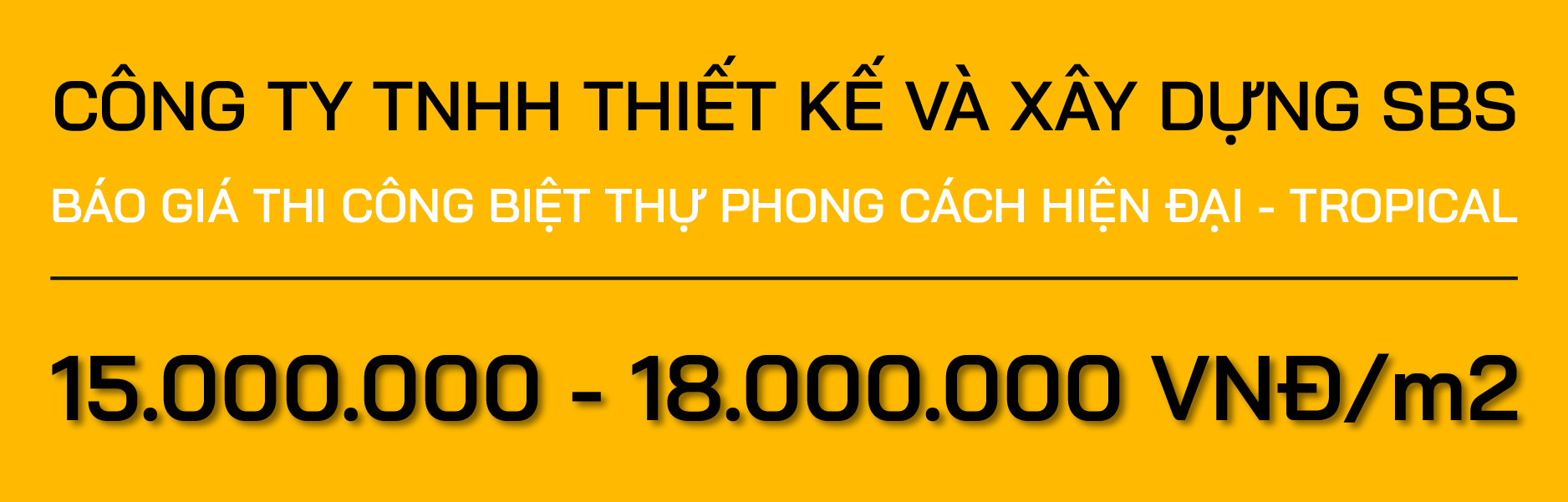 Bảng giá xây nhà trọn gói Quảng Ngãi theo phong cách Hiện đại - Tropical