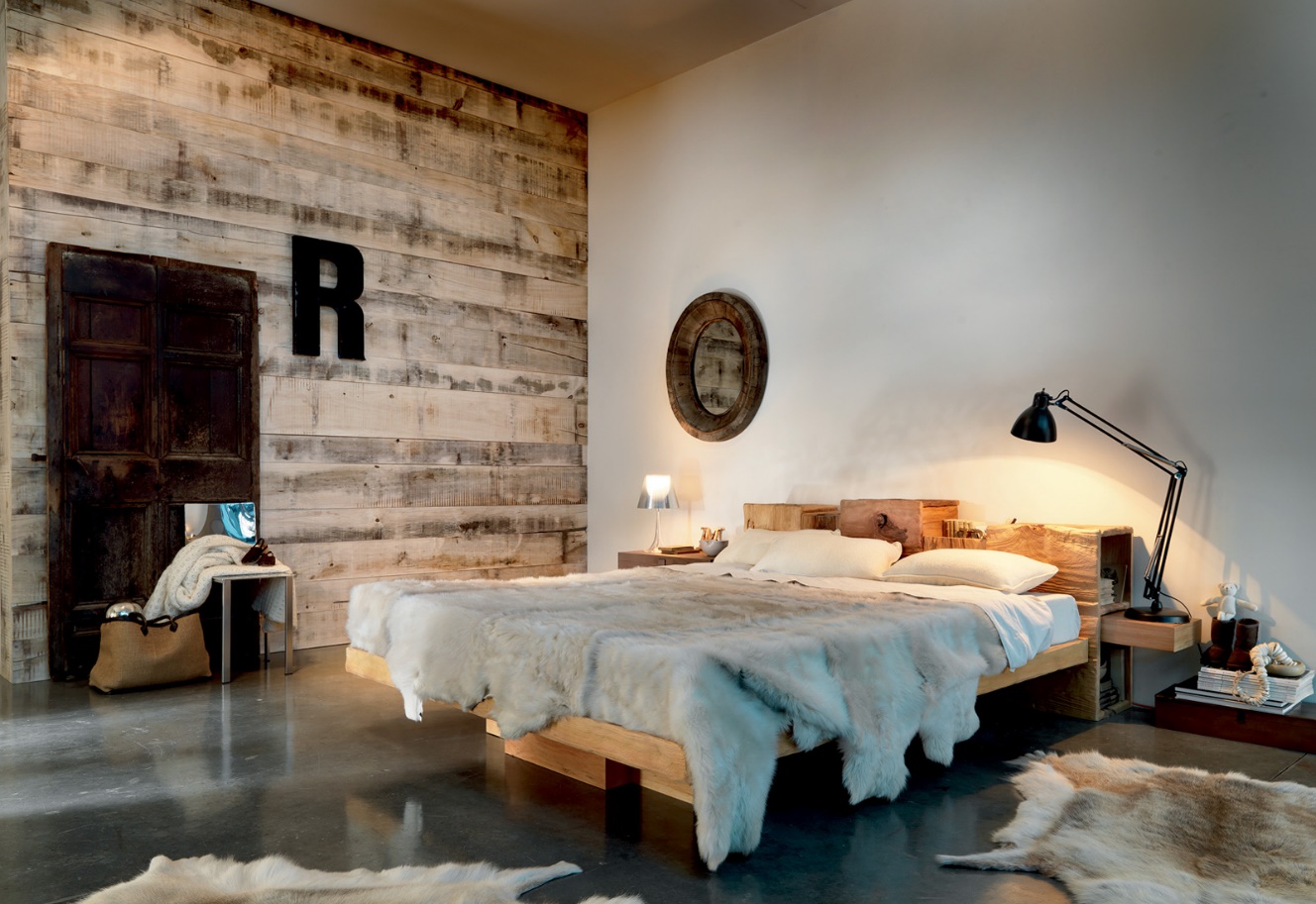 Phòng ngủ đẹp phong cách thiết kế Retro 