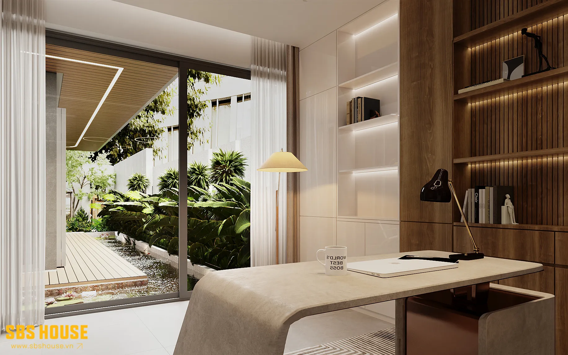 Thiết kế nội thất nhà biệt thự phong cách Tropical (Nhiệt đới).