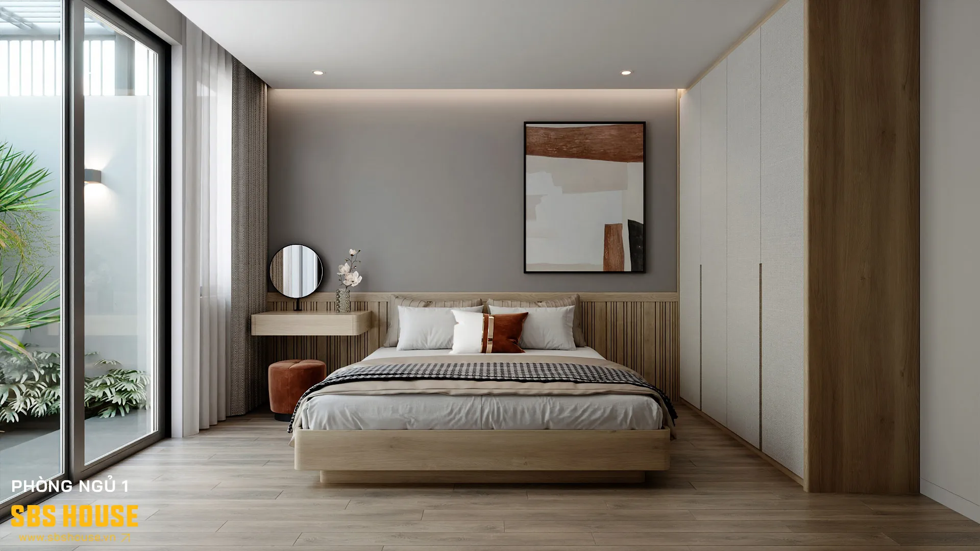 Màu sơn phòng ngủ đẹp, phù hợp với ông, bà